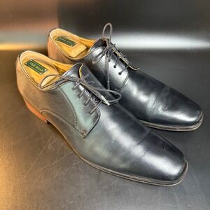 Florsheim Black Leather Dress Shoes Oxfords Lace Up Menswear‎ Classic 10.5